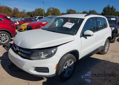 2016 Volkswagen Tiguan S z USA, uszkodzony, nr VIN WVGAV7AX0GW574689